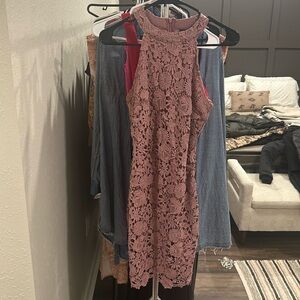 Women’s dress. Zip down the back.